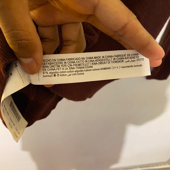 Burgundy Massimo Dutti Sweater - Picture 7 of 8